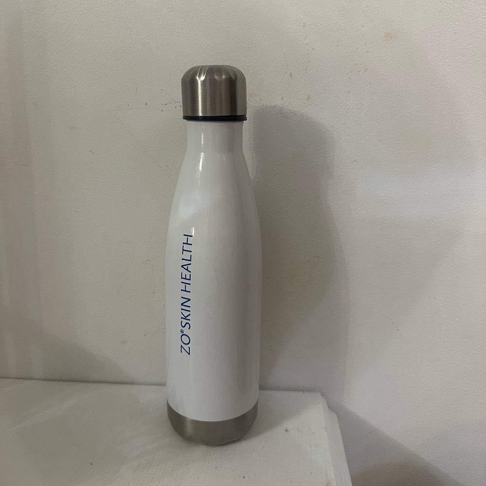 ZO Skin Health White Stainless Steel Water Bottle